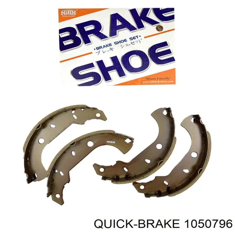 Купити 1050796 Quick Brake Монтажний комплект задніх барабанних колодок