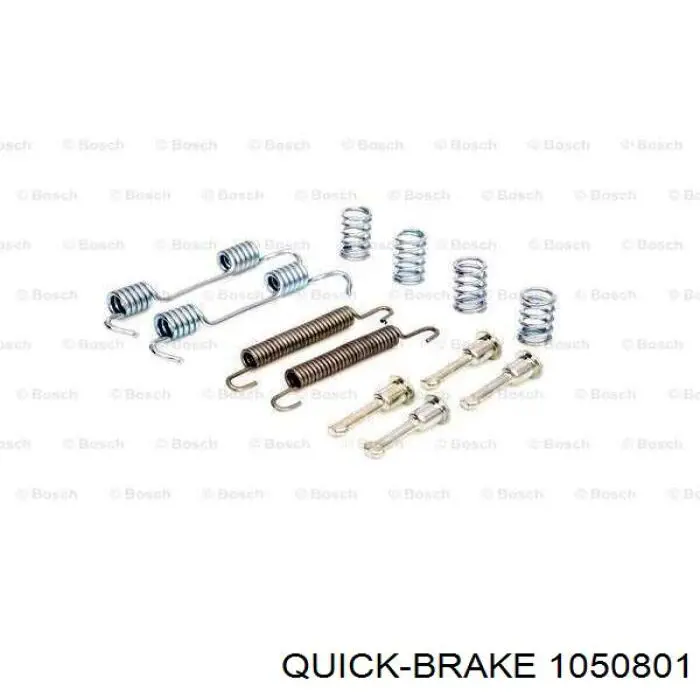 Ремкомплект гальмівних колодок 1050801 Quick Brake