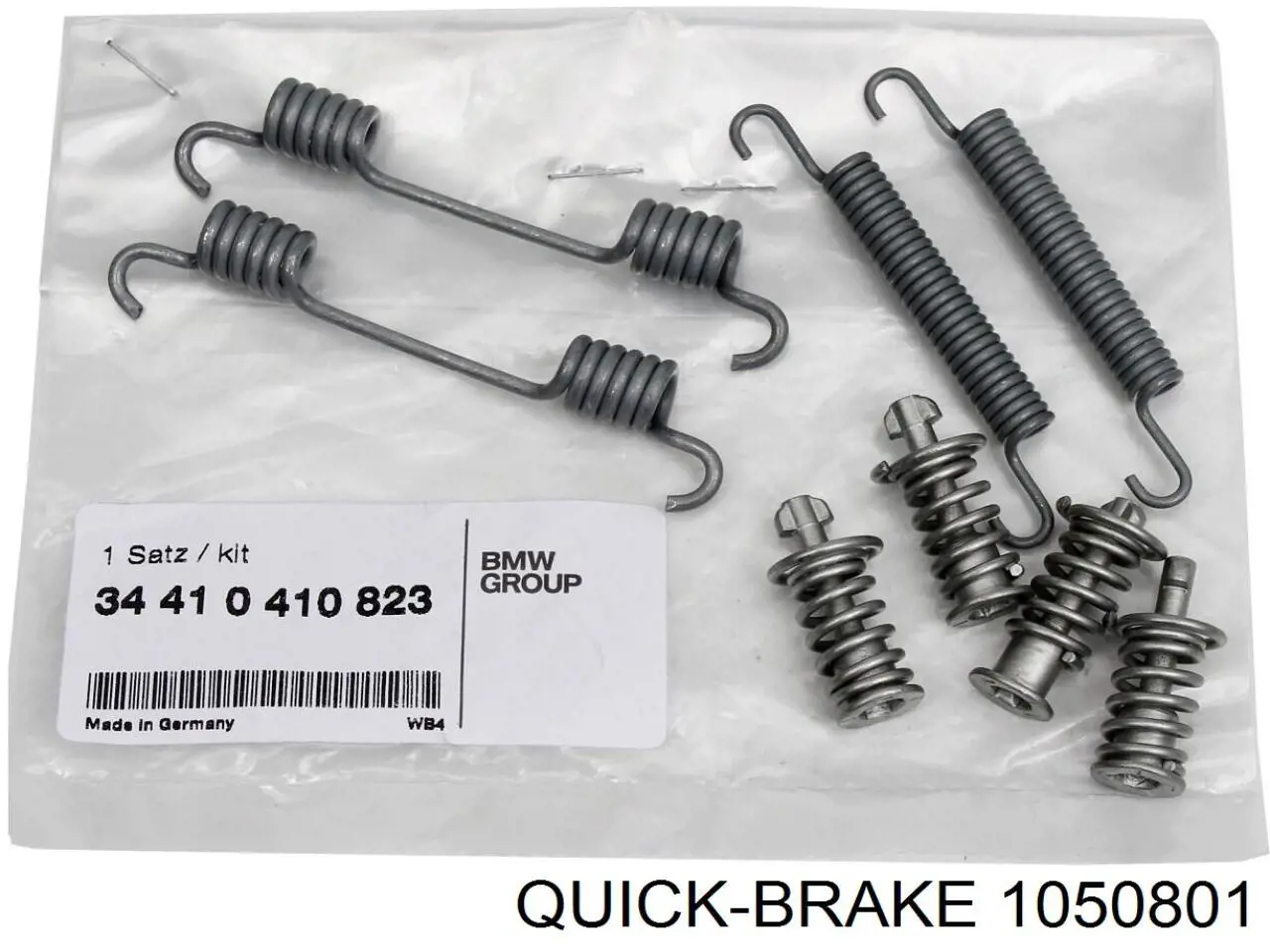 Ремкомплект гальмівних колодок Quick Brake 1050801