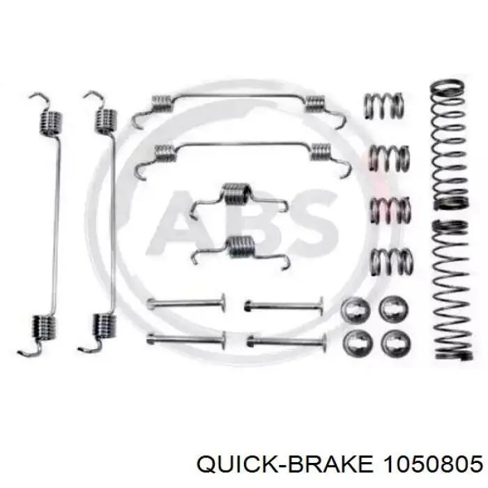 Ремкомплект гальмівних колодок Quick Brake 1050805