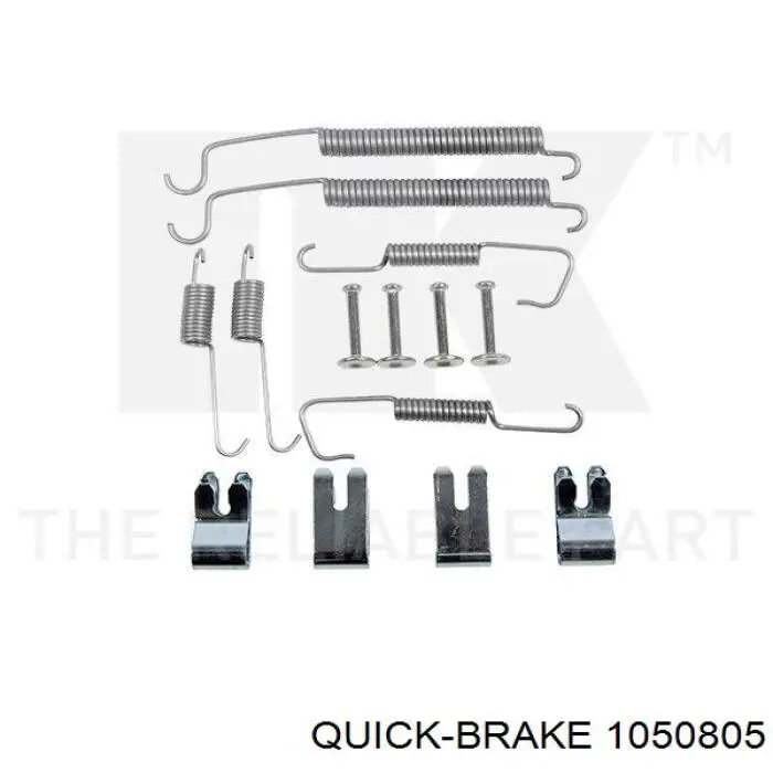 Купити 1050805 Quick Brake Ремкомплект гальмівних колодок