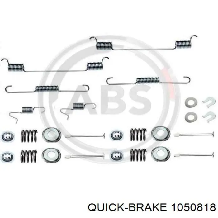 Купити 1050818 Quick Brake Монтажний комплект задніх барабанних колодок