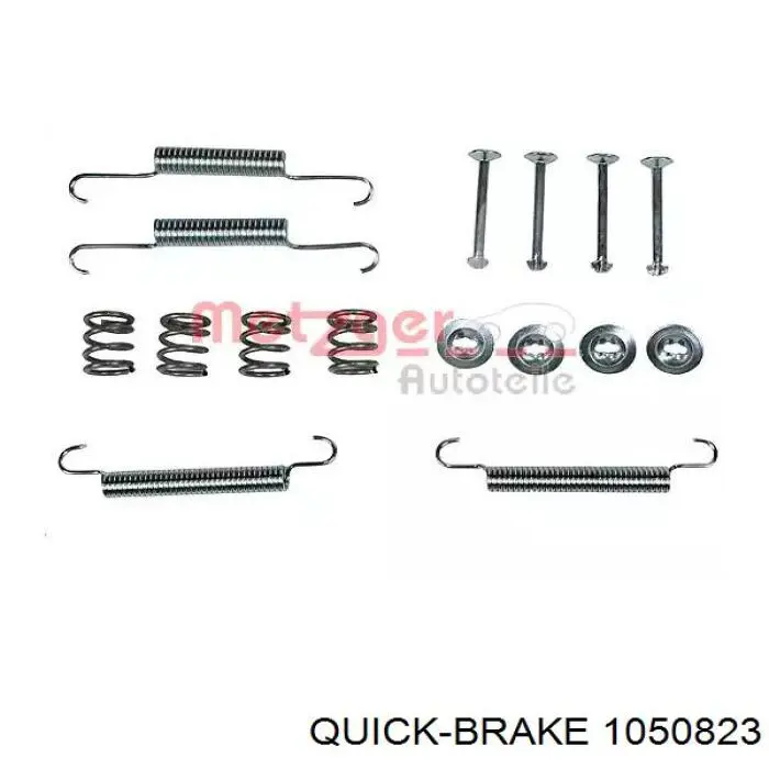 Монтажний комплект задніх барабанних колодок 1050823 Quick Brake