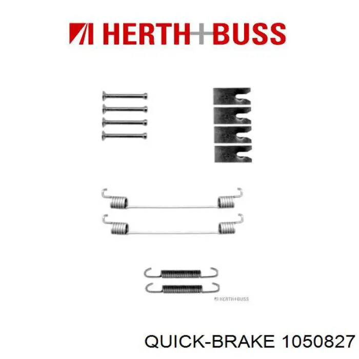1050827 Quick Brake монтажний комплект задніх барабанних колодок