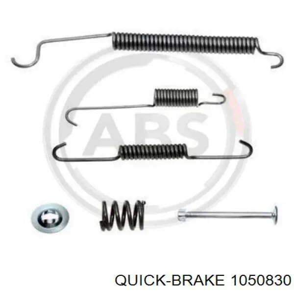 Монтажний комплект задніх барабанних колодок Quick Brake 1050830 ціна, від 4.22 USD