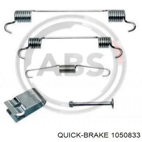 Купити 1050833 Quick Brake Монтажний комплект задніх барабанних колодок