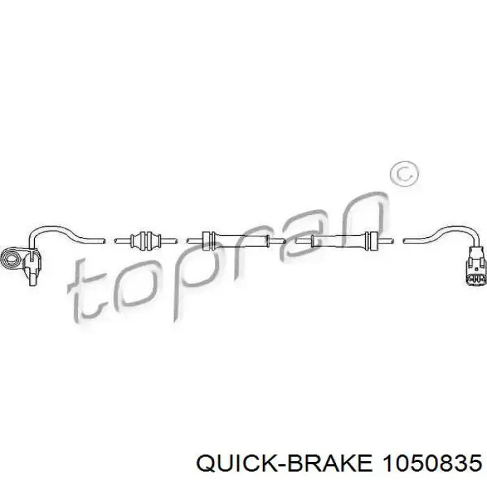 Монтажний комплект задніх барабанних колодок 1050835 Quick Brake