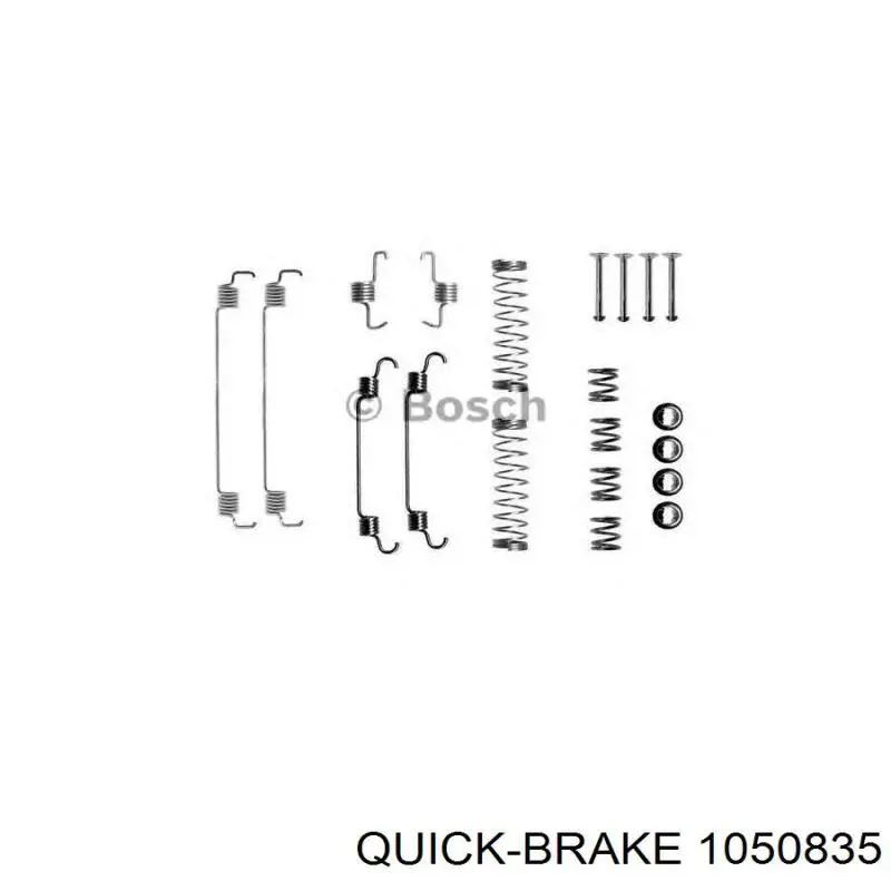 Купити 1050835 Quick Brake Монтажний комплект задніх барабанних колодок