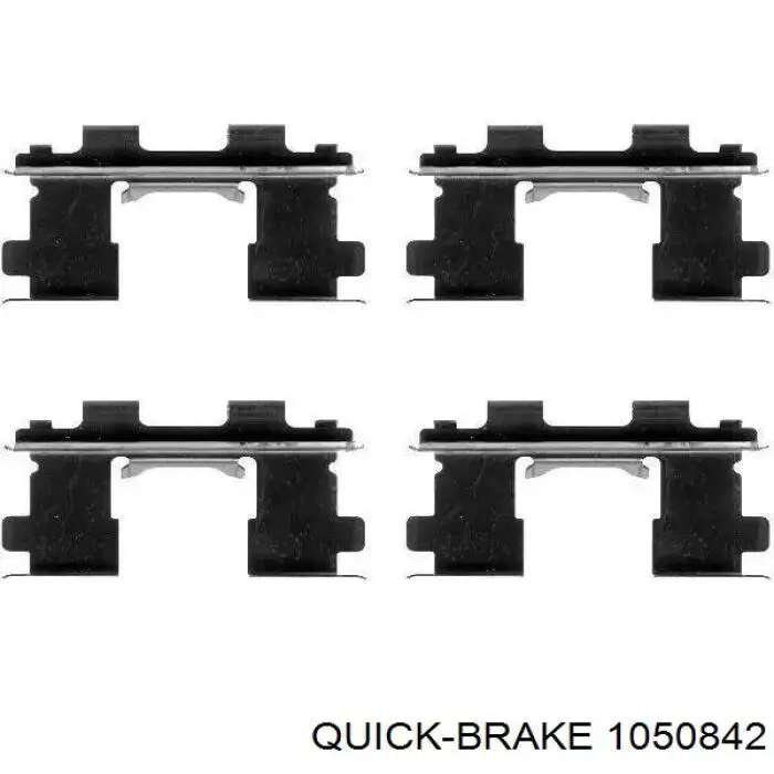 Монтажний комплект задніх барабанних колодок 1050842 Quick Brake