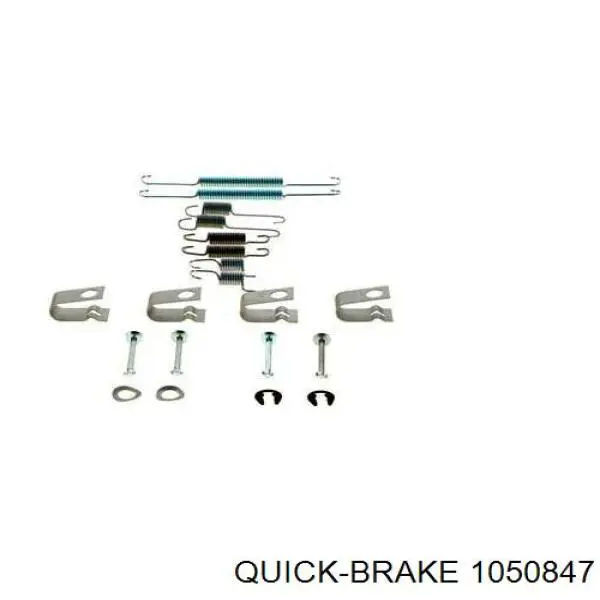 1050847 Quick Brake Монтажний комплект задніх барабанних колодок