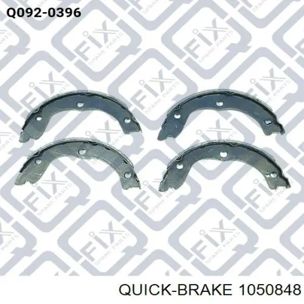 Монтажний комплект задніх барабанних колодок 1050848 Quick Brake
