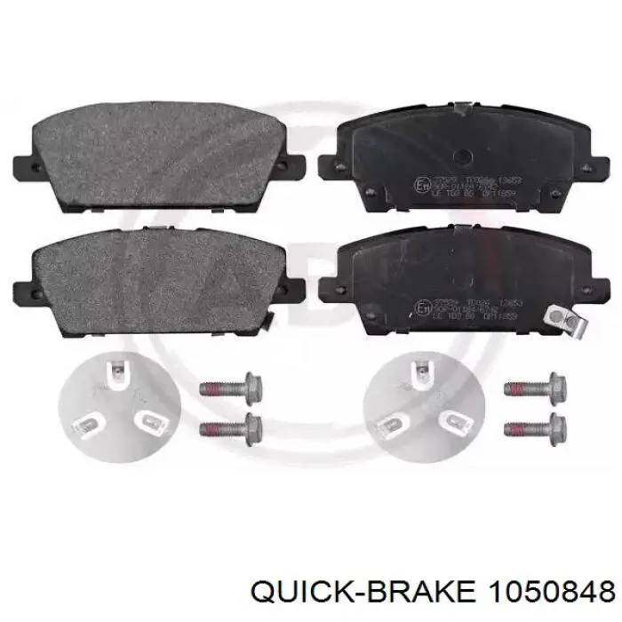 1050848 Quick Brake Монтажний комплект задніх барабанних колодок