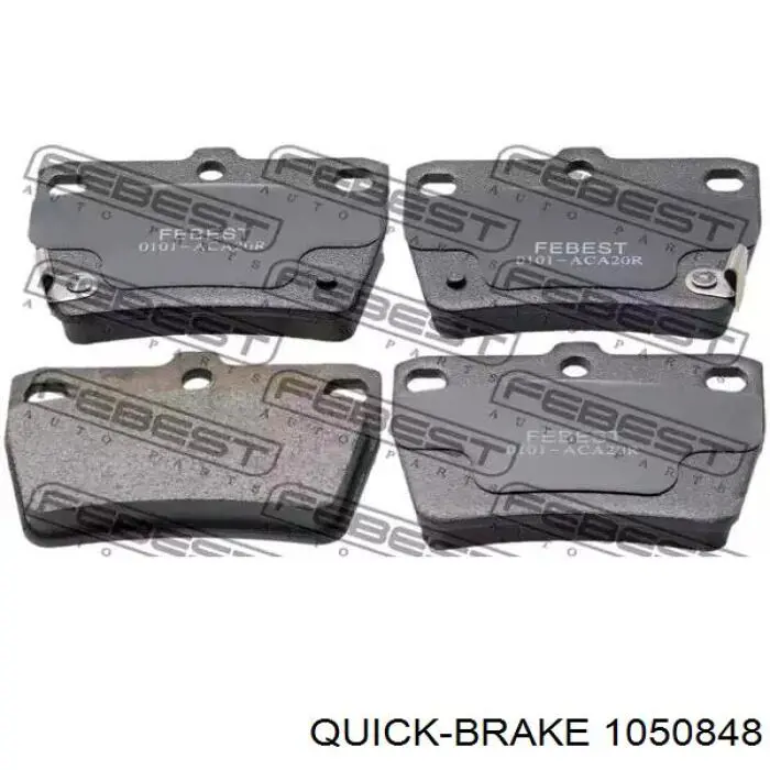 Купити 1050848 Quick Brake Монтажний комплект задніх барабанних колодок