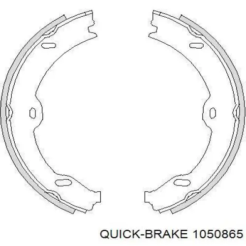 Купити 1050865 Quick Brake Ремкомплект ручника