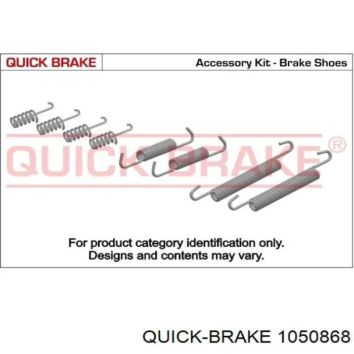 Купити 1050868 Quick Brake Ремкомплект гальмівних колодок