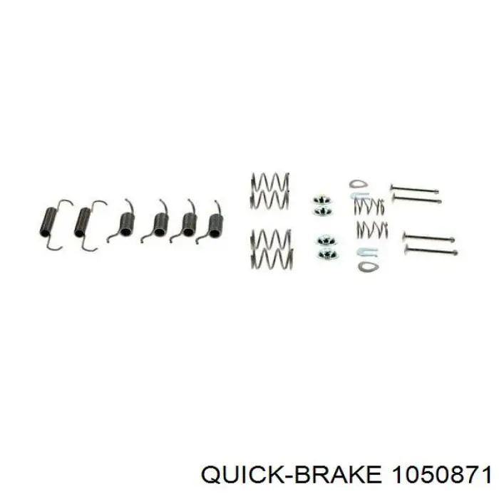 Ремкомплект задніх гальм Quick Brake 1050871 ціна, від 5.00 USD