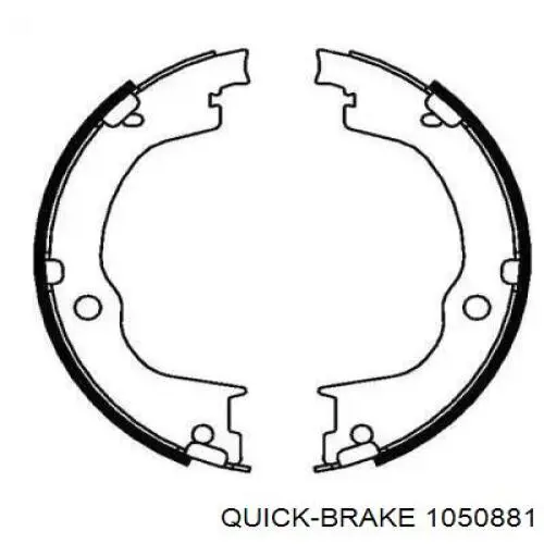 Купити 1050881 Quick Brake Ремкомплект задніх гальм