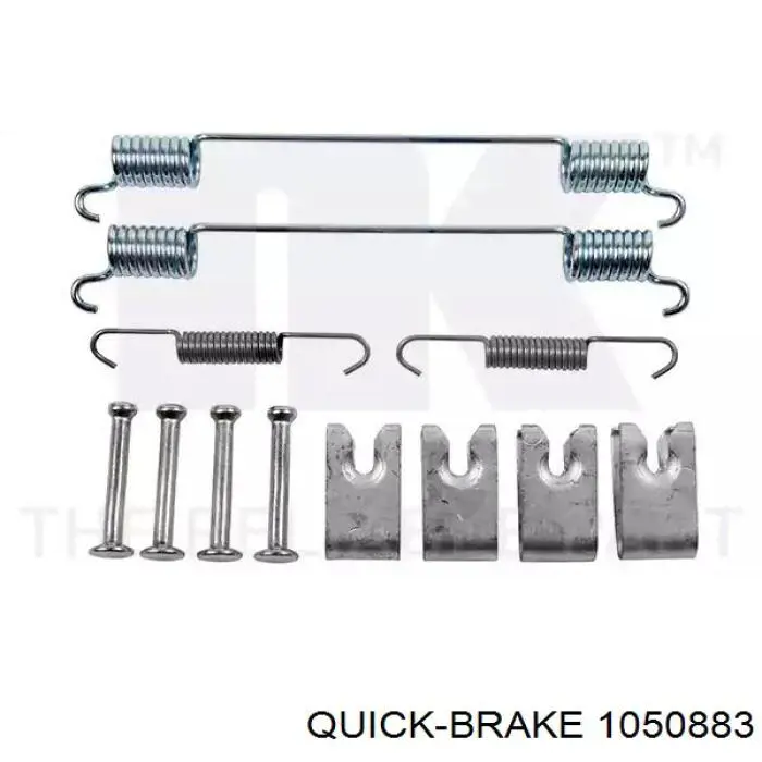 Ремкомплект задніх гальм Quick Brake 1050883