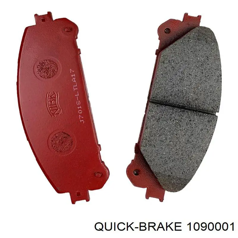 Ремкомплект гальмівних колодок 1090001 Quick Brake
