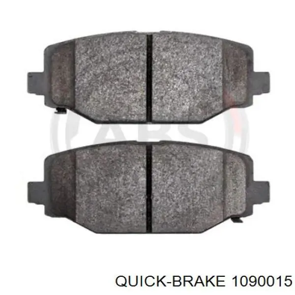 Колодки гальмові задні, дискові 1090015 Quick Brake