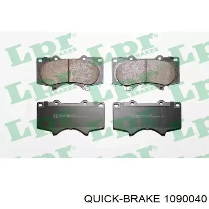 1090040 Quick Brake Комплект пружинок кріплення дискових колодок, передніх