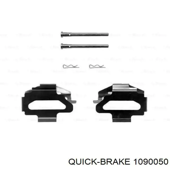 Колодки гальмівні передні, дискові 1090050 Quick Brake