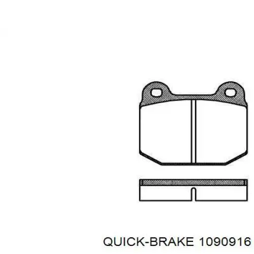 Ремкомплект задніх гальм Quick Brake 1090916 ціна, від 5.00 USD