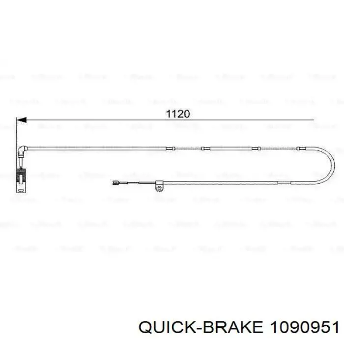 Купити 1090951 Quick Brake Ремкомплект передніх гальм