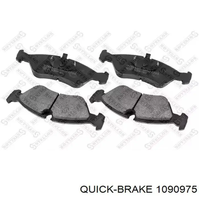 Ремкомплект гальмівних колодок 1090975 Quick Brake