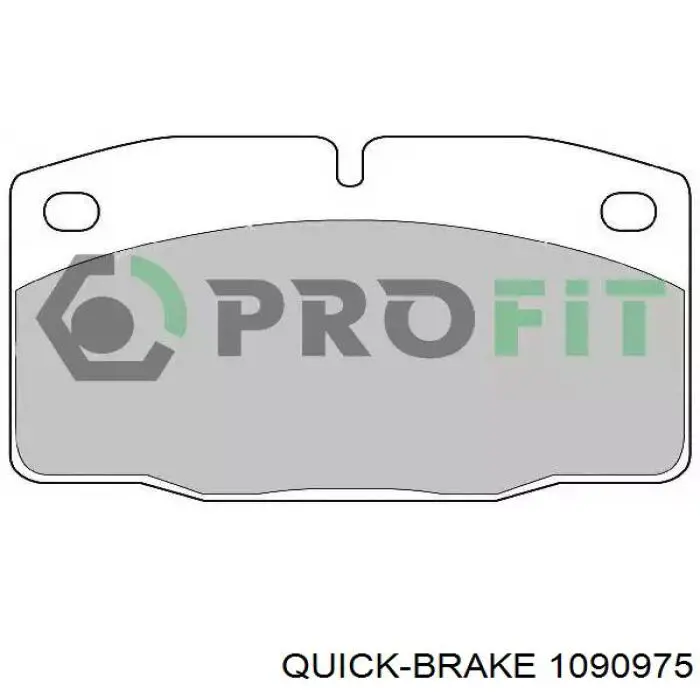 1090975 Quick Brake Ремкомплект торм. колодок