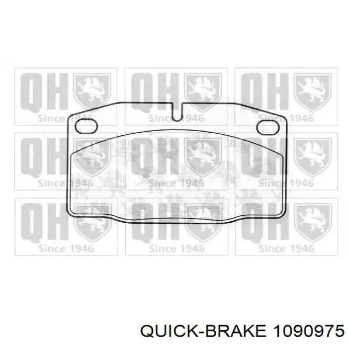 Купити 1090975 Quick Brake Ремкомплект гальмівних колодок