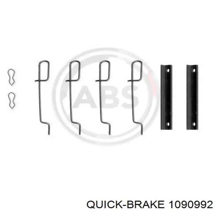 1090992 Quick Brake ремкомплект гальмівних колодок