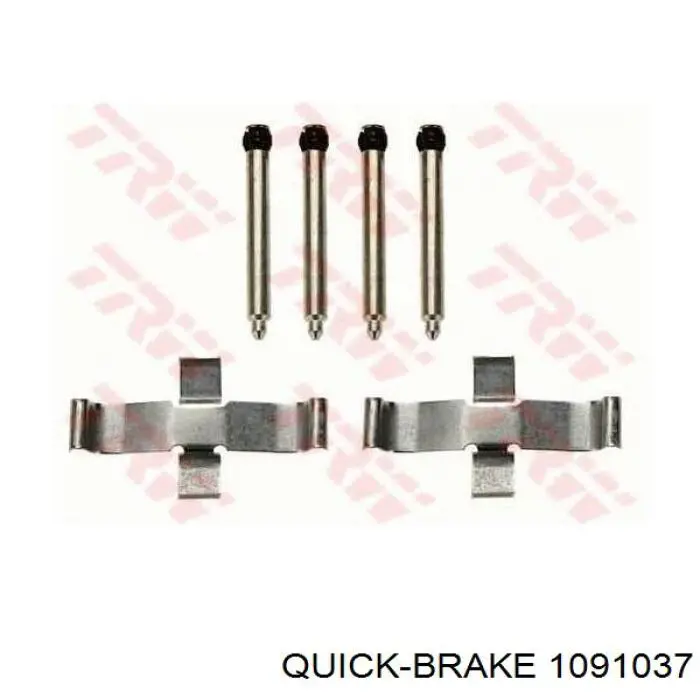 1091037 Quick Brake ремкомплект гальмівних колодок
