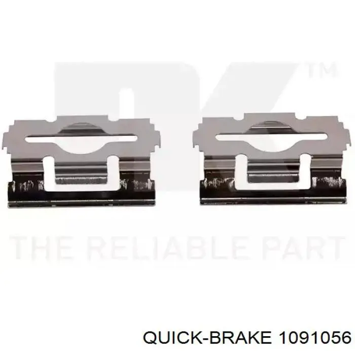 7074027 Fiat/Alfa/Lancia Комплект пружинок кріплення дискових колодок, передніх