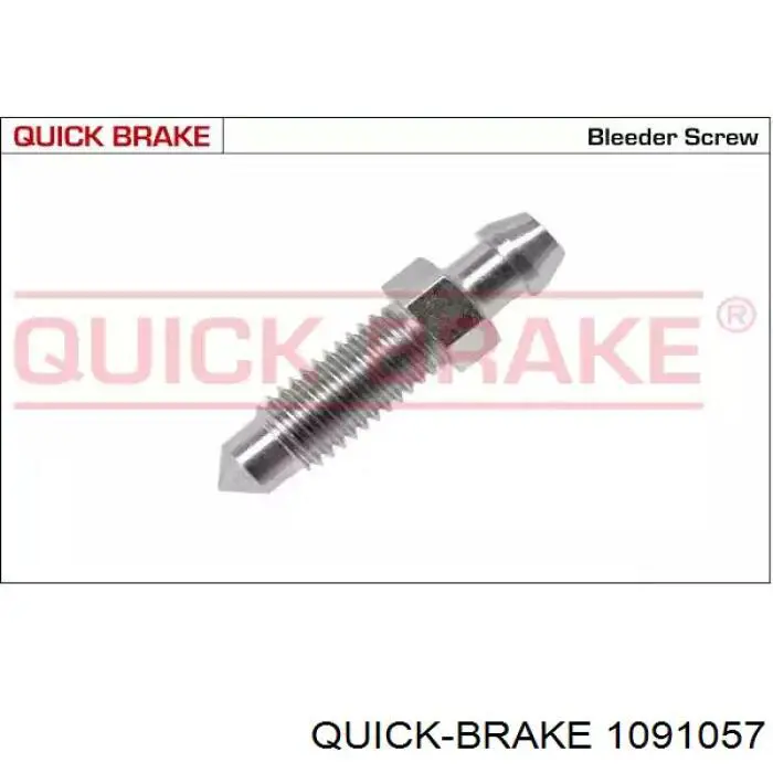 1091057 Quick Brake комплект пружинок кріплення дискових колодок, передніх