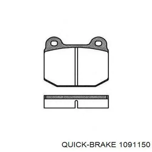 Пружинна засувка супорту 1091150 Quick Brake