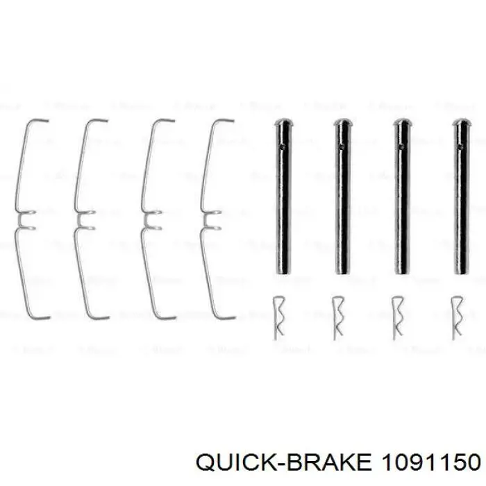 Пружинна засувка супорта Quick Brake 1091150
