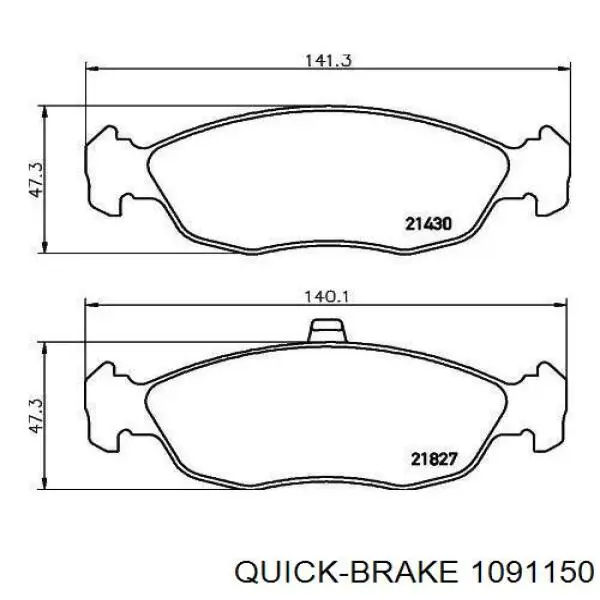 Купити 1091150 Quick Brake Пружинна засувка супорту
