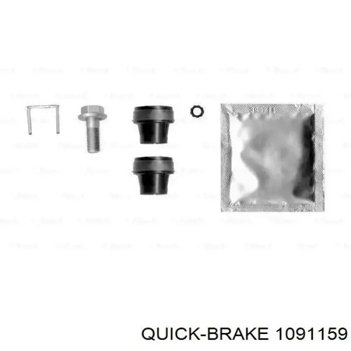 Купити 1091159 Quick Brake Комплект пружинок кріплення дискових колодок, передніх
