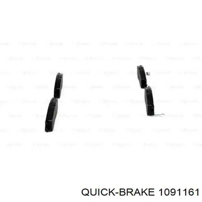 1091161 Quick Brake Комплект пружинок кріплення дискових колодок, передніх