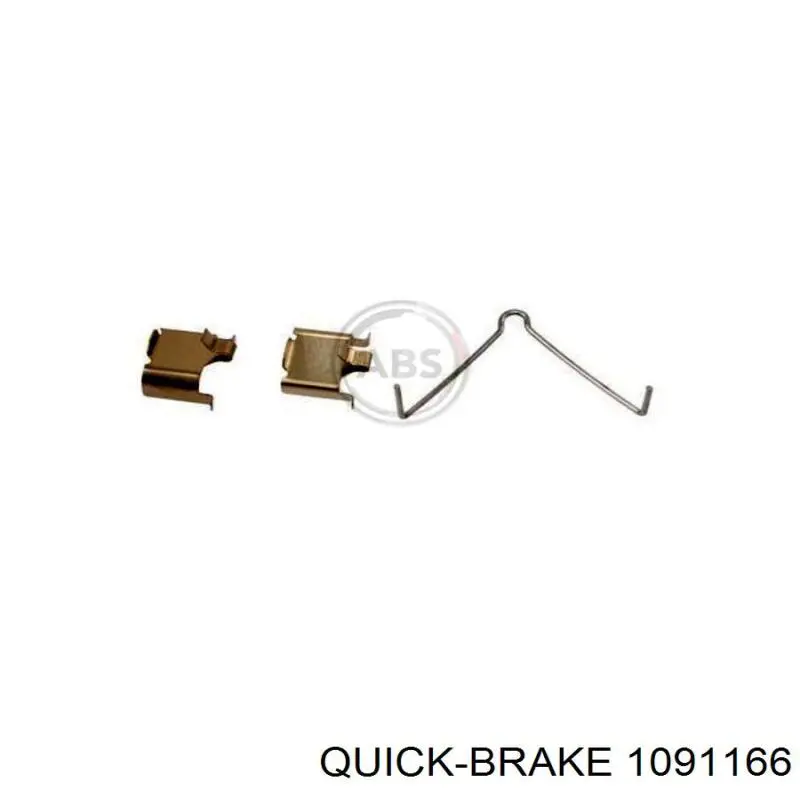 Купити 1091166 Quick Brake Ремкомплект гальмівних колодок