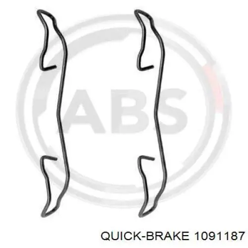 1091187 Quick Brake пружинна засувка супорту