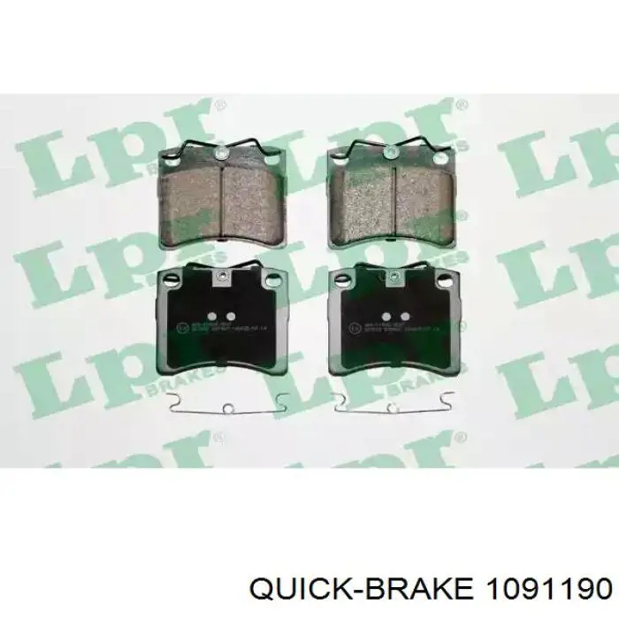 Купити 1091190 Quick Brake Ремкомплект гальмівних колодок