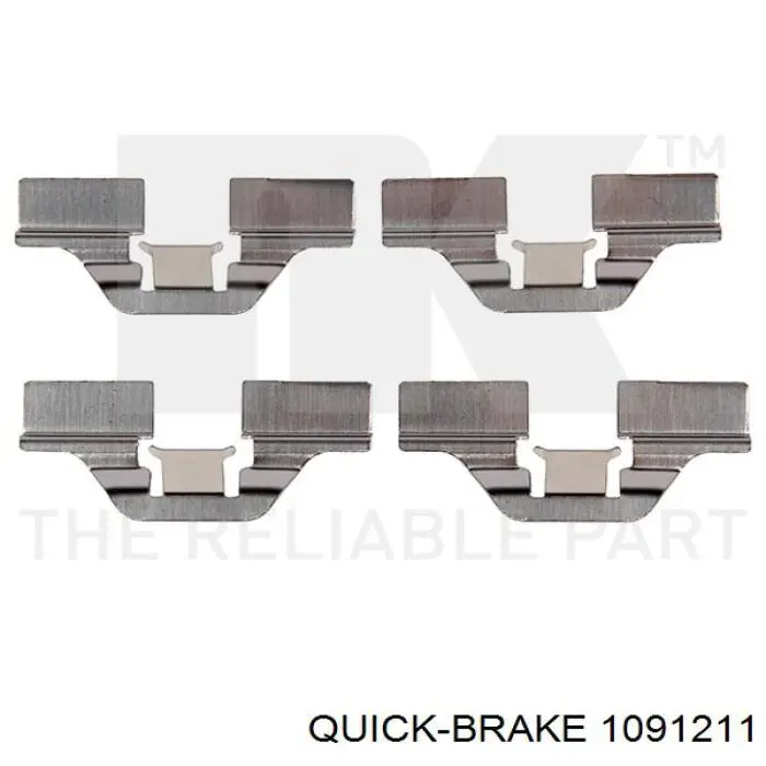 Купити 1091211 Quick Brake Задні колодки