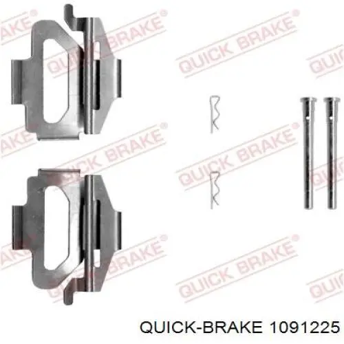 Купити 1091225 Quick Brake Ремкомплект гальмівних колодок