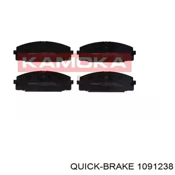Ремкомплект гальмівних колодок Quick Brake 1091238 ціна, від 9.26 USD