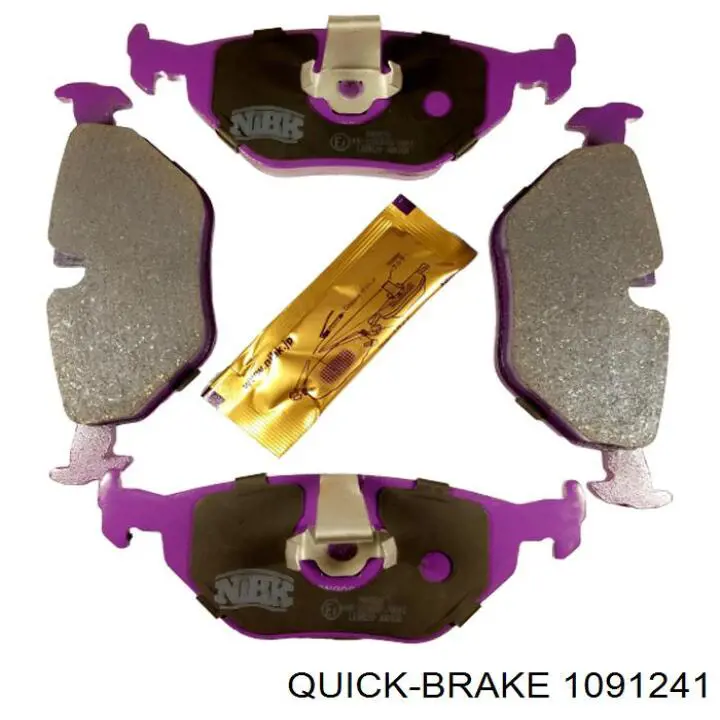 Купити 1091241 Quick Brake Комплект пружинок кріплення дискових колодок, задніх