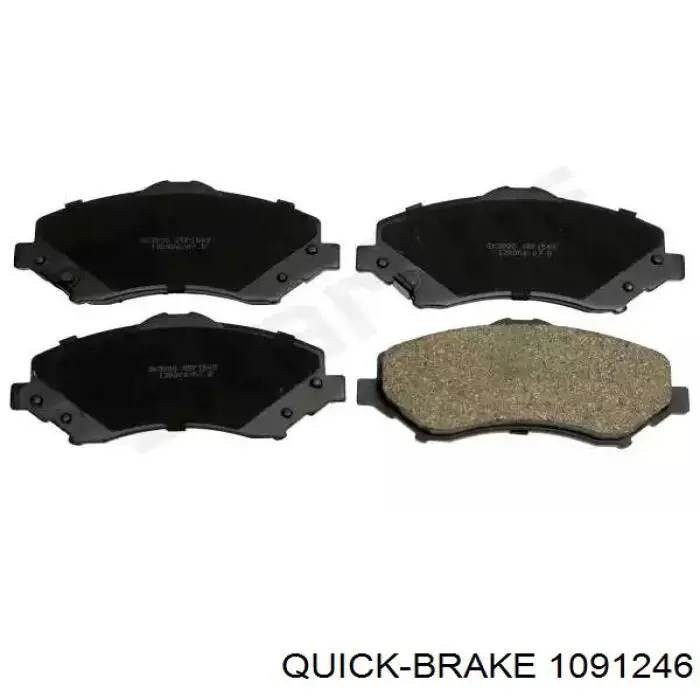 Комплект пружинок кріплення дискових колодок, передніх Quick Brake 1091246