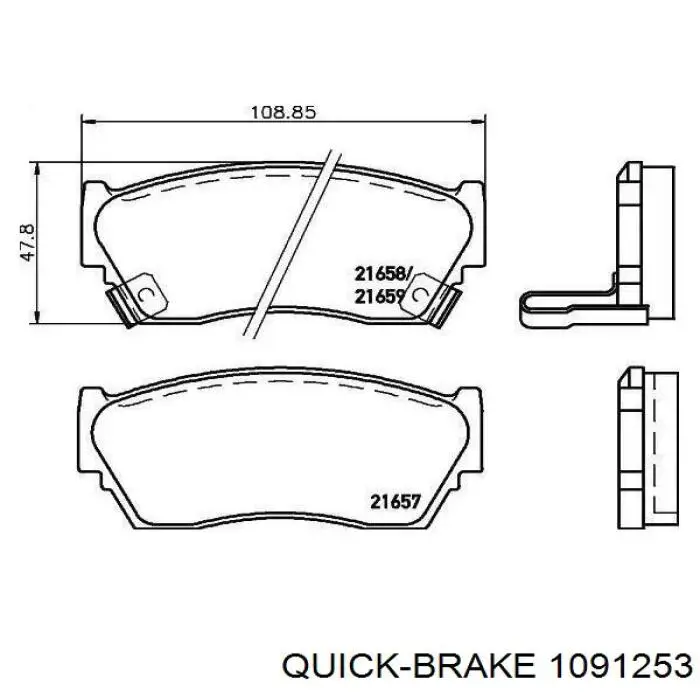 Купити 1091253 Quick Brake 