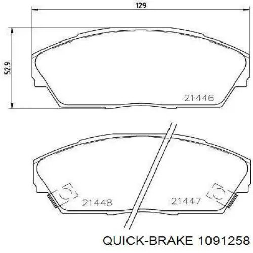 Купити 1091258 Quick Brake 